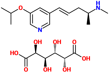 MC001142 Ispronicline (TC-1734; AZD-3480) galactaric acid salt (图片) MC001142 Ispronicline (TC-1734; AZD-3480) galactaric acid salt